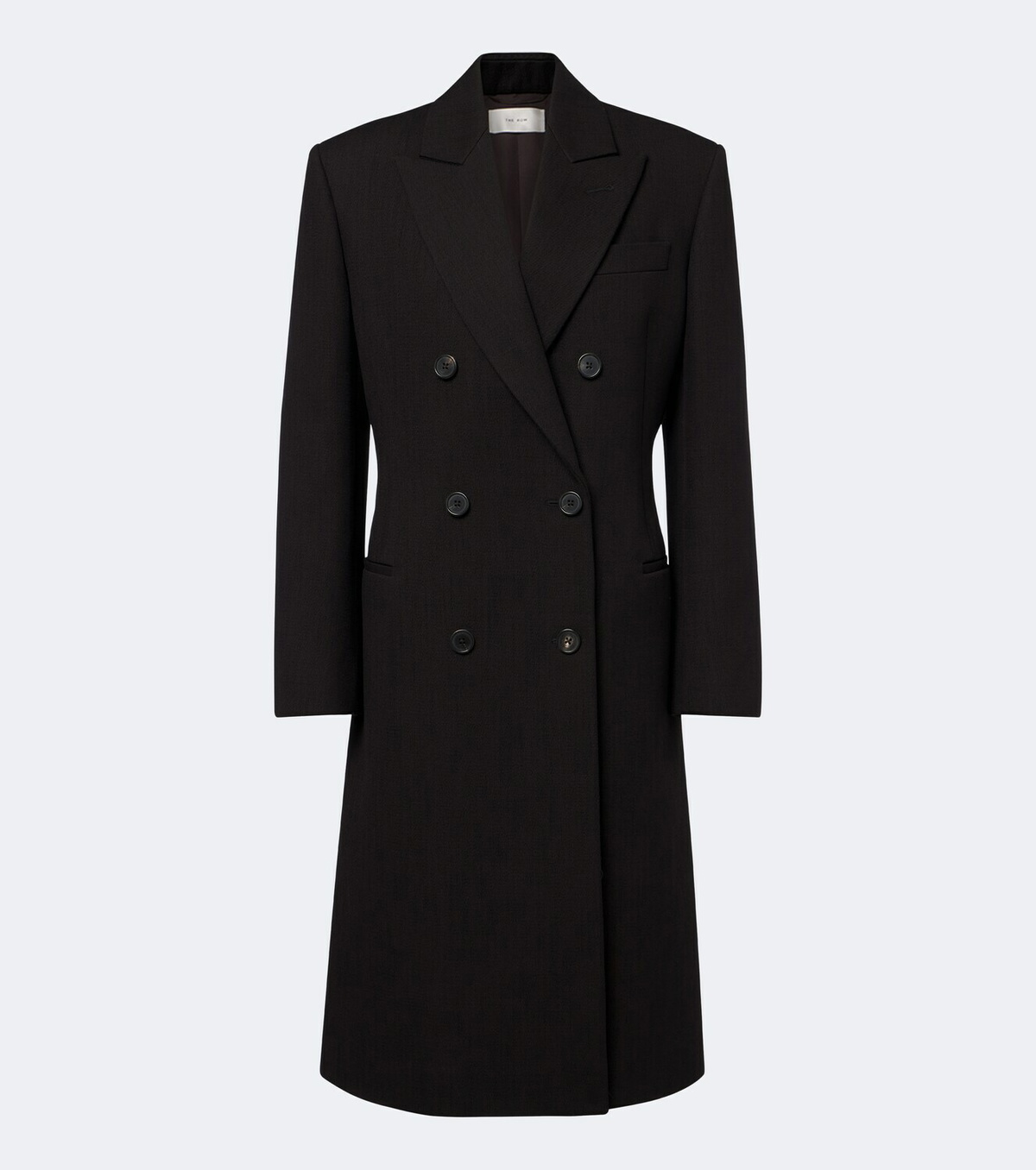 The Row Keone wool and cotton-blend coat