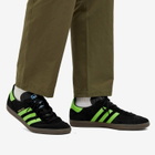 Adidas Statement Adidas SPZL Samba Deco Sneakers in Core Black/Lucid Lime/Gum