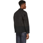 Comme des Garcons Homme Black Nylon Oxford Jacket