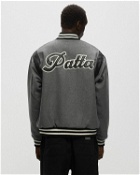 Patta Wool Sports Bomber Jacket Grey - Mens - Bomber Jackets|College Jackets