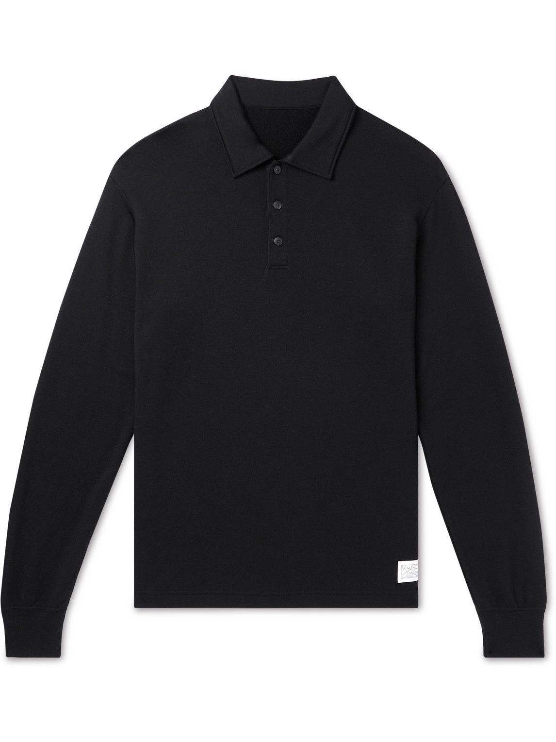 Visvim - Sport Weller Logo-Appliquéd Wool-Blend Jersey Polo Shirt ...