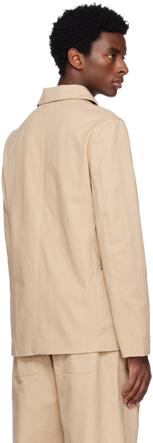 WYNN HAMLYN Tan Worker Jacket