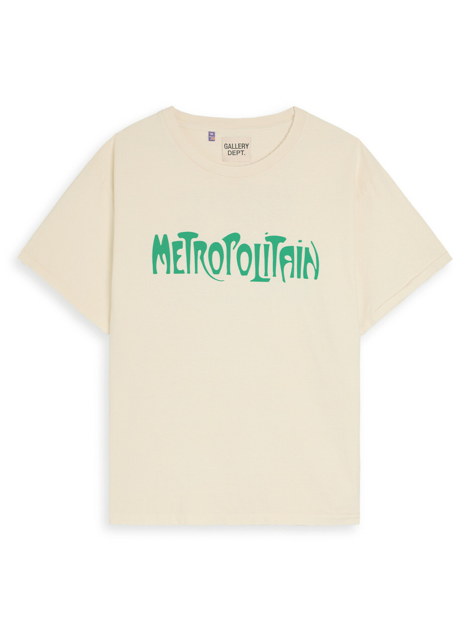 【完売必至】GALLERY DEPT. コットン グリッター加工 Tシャツ Gallery Dept. - Glittered Logo-Print Cotton-Jersey T-Shirt