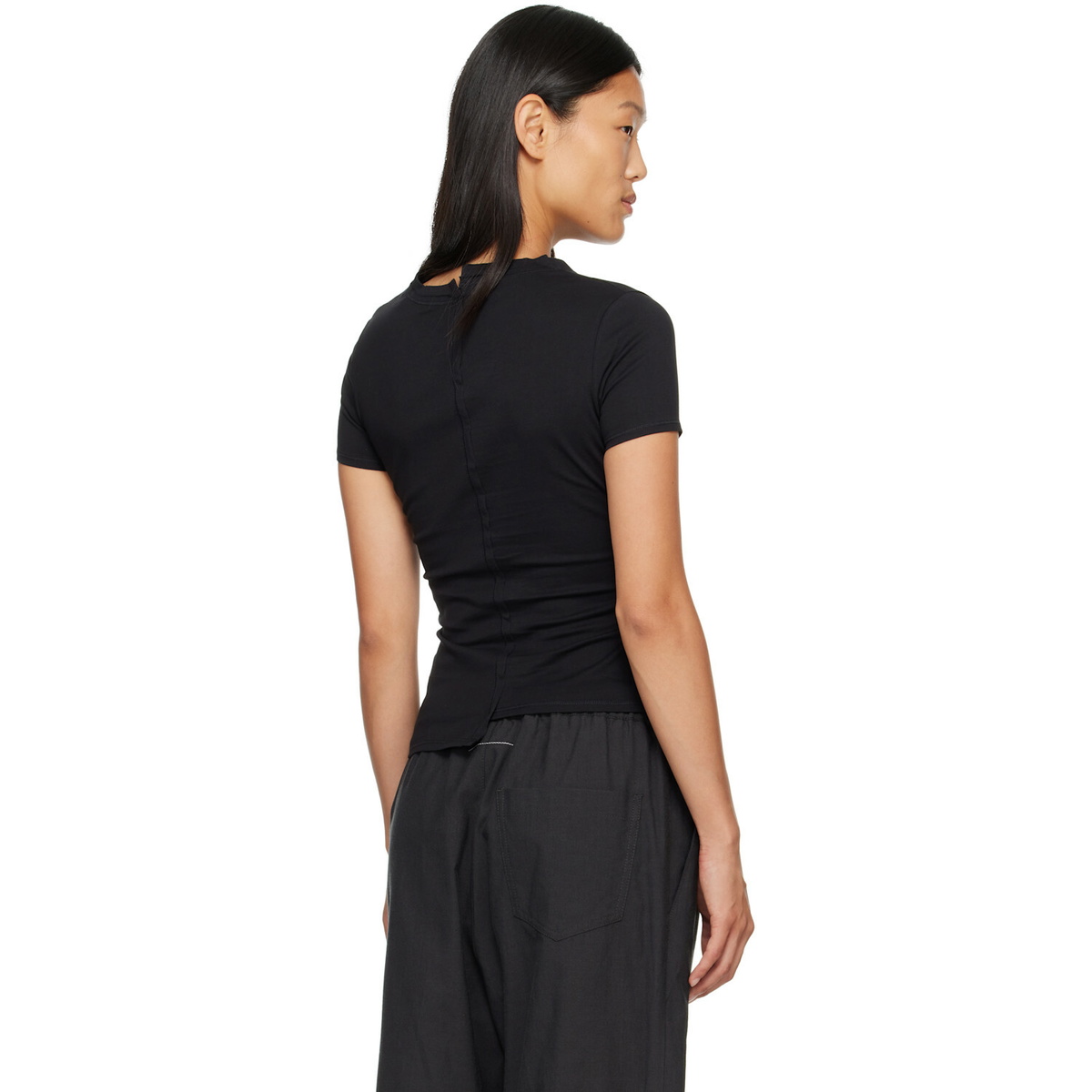 Y-3 Black W Ftd Ss T-shirt