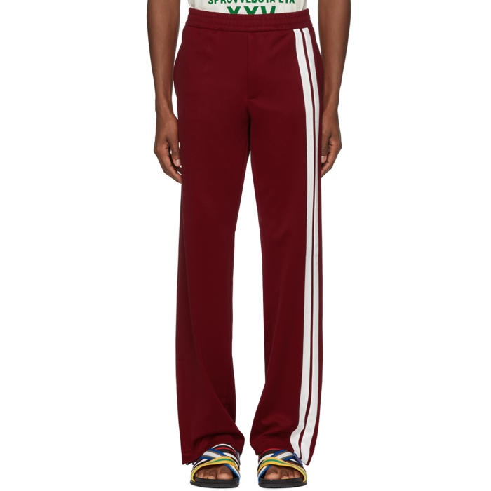 Photo: Valentino Red and White Striped Sweatpants