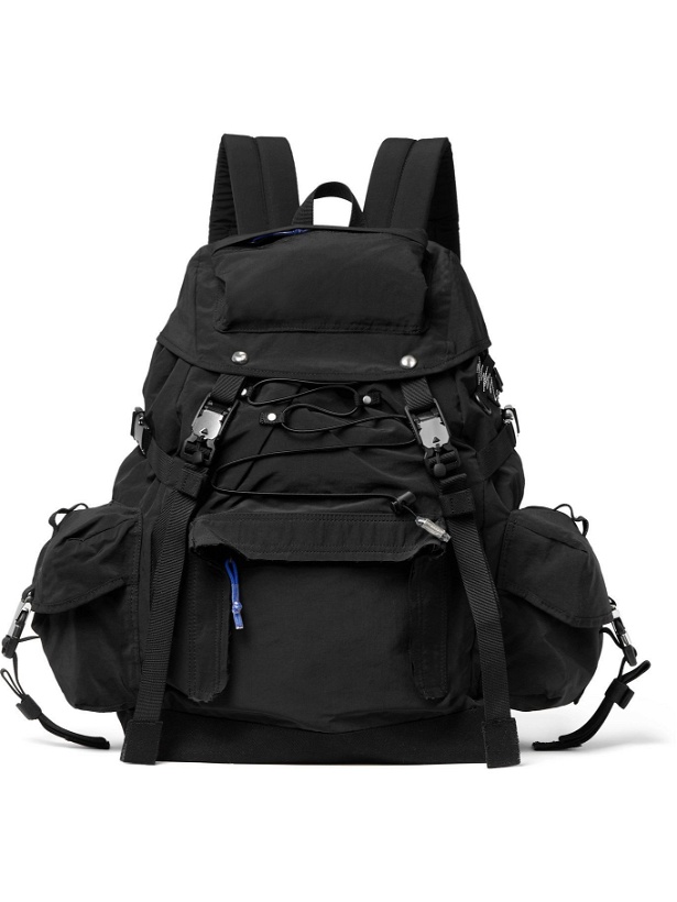 Photo: Ader Error - Nylon and Cotton-Canvas Backpack - Black