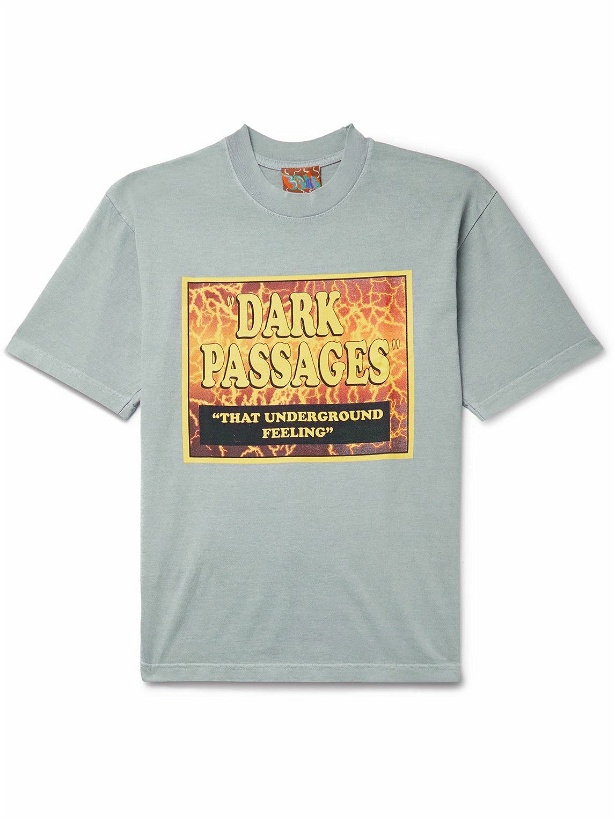 Photo: COME TEES - Dark Passages Raver Cotton-Jersey T-Shirt - Gray