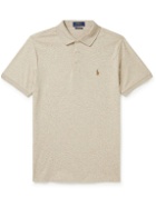 Polo Ralph Lauren - Logo-Embroidered Cotton-Jersey Polo Shirt - Neutrals