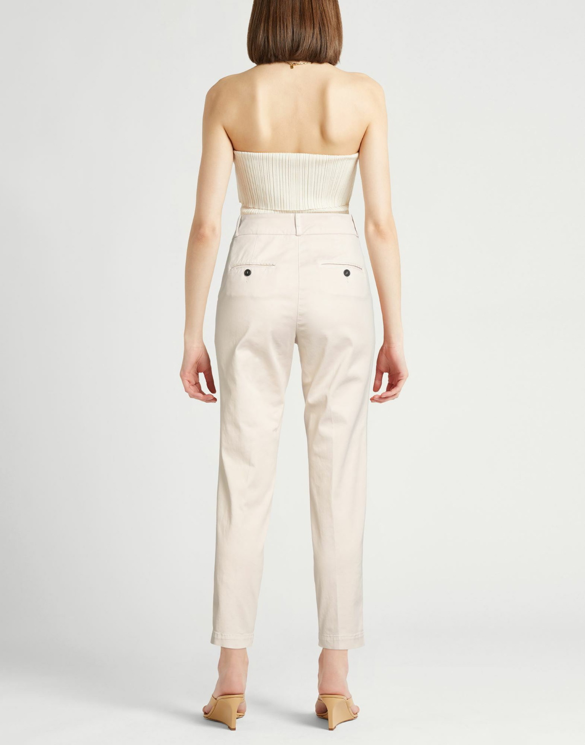 Peserico Womens Pants Ivory