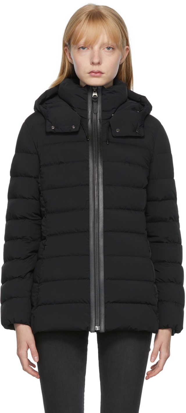 Mackage Black Taffeta Jazmin Down Jacket Mackage