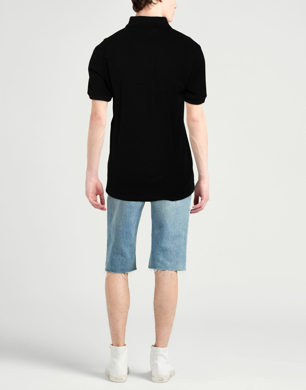 Mcqueen Mens Polo shirt in Black
