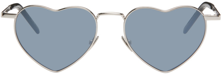 Photo: Saint Laurent Silver SL 301 Loulou Sunglasses