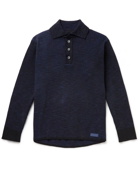 Jacquemus - Teramo Ribbed Cotton-Blend Polo Shirt - Blue