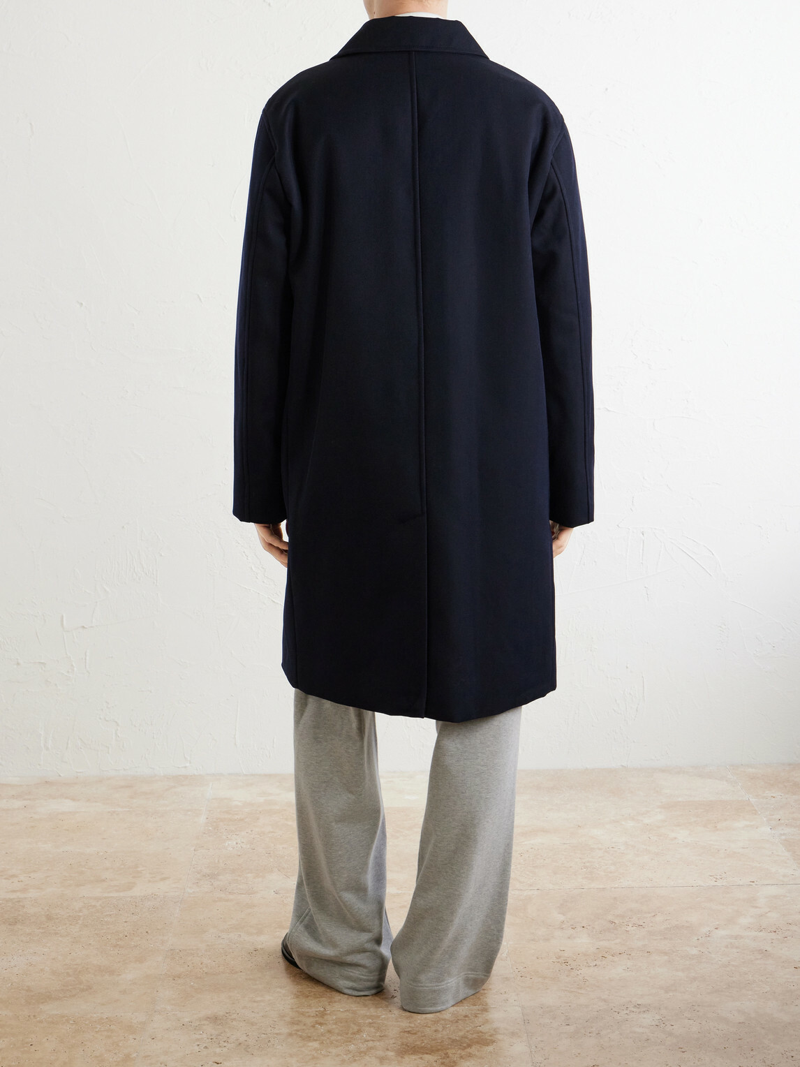 A.P.C. - Mac Hugo gabardine trench coat - Blue