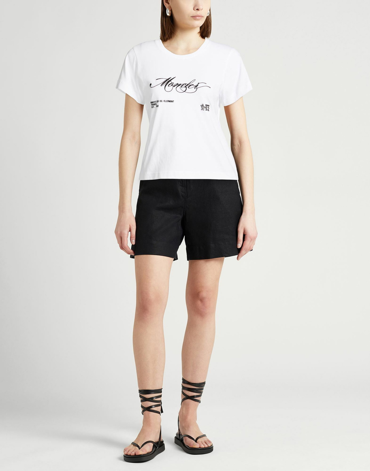 Moncler Womens T-shirt in White