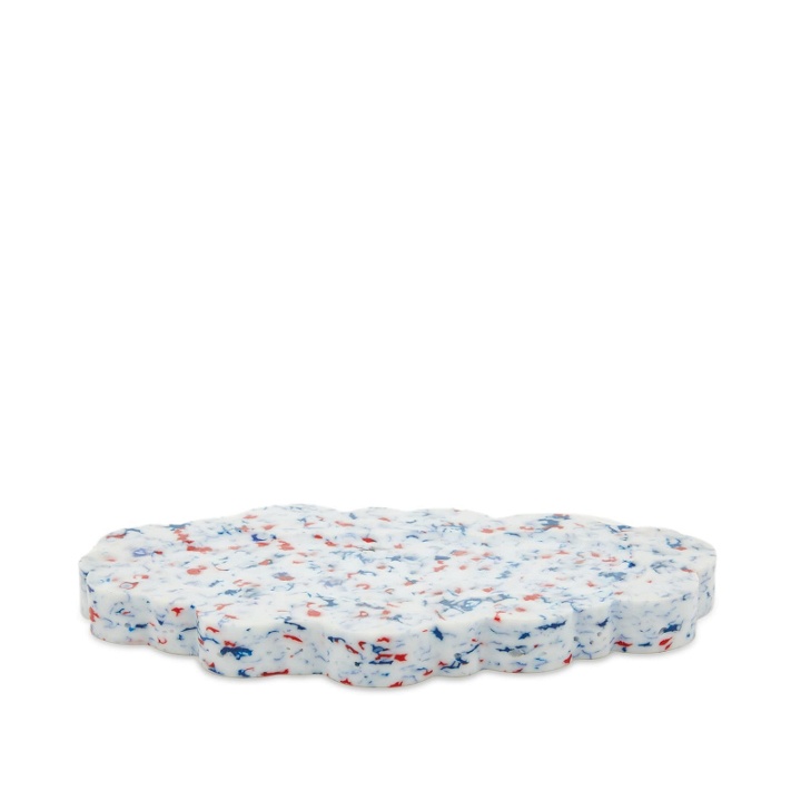 Photo: Space Available Men's Clouded Desk Tray in White Multi