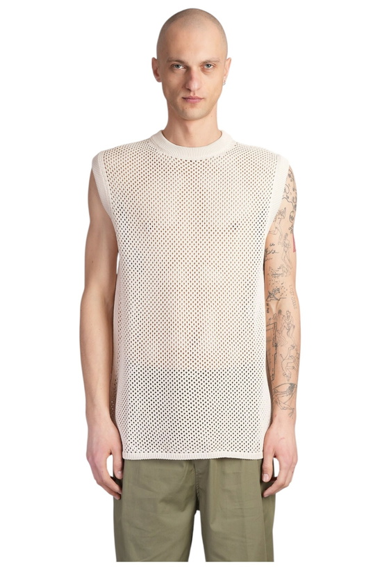 Photo: Laneus Knitwear In Beige Viscose