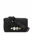 Alexander McQueen Men's New Knuckle Waist Bag in Black