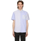 Polo Ralph Lauren Blue and White Striped Fun Short Sleeve Shirt