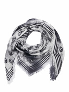 ALEXANDER MCQUEEN - Dragonfly Printed Tech Biker Scarf