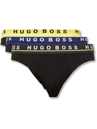 HUGO BOSS - Three-Pack Stretch-Cotton Briefs - Multi - M