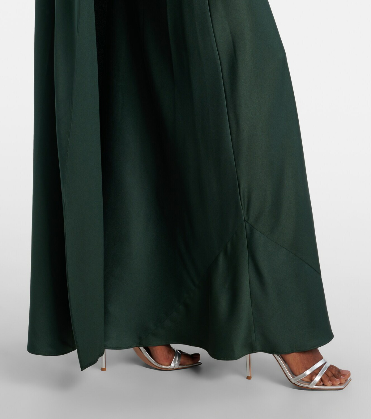 Simkhai Izel caped satin gown