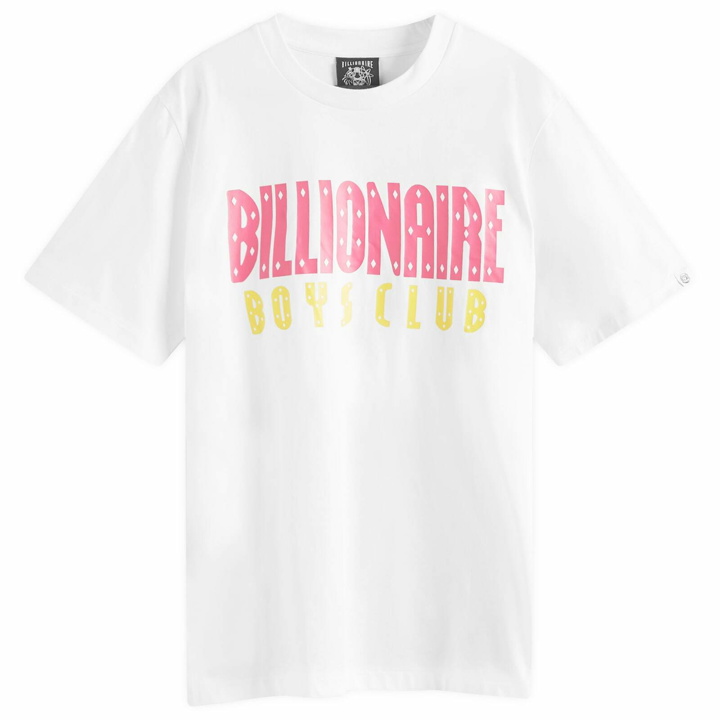 Photo: Billionaire Boys Club Men's Straight Logo T-Shirt in White