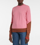 Victoria Beckham - x The Woolmark Company colorblocked wool sweater