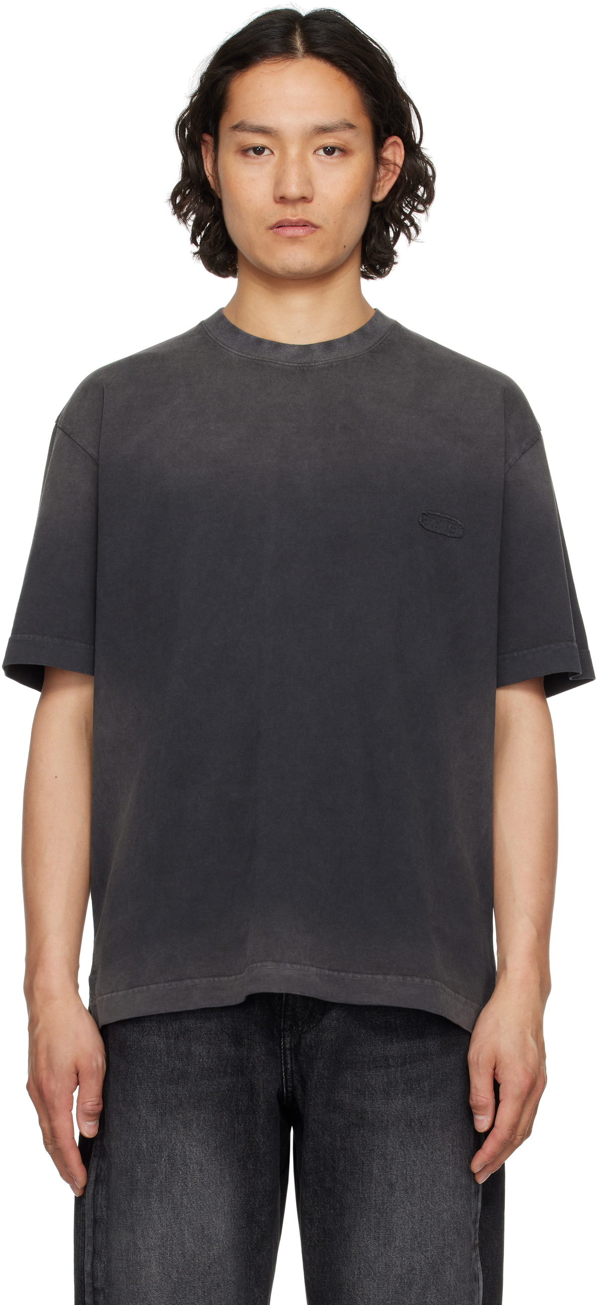 【関税込み】Solid Homme ブラック Butterfly Tシャツ Solid Homme Black Butterfly T-Shirt Solid Homme
