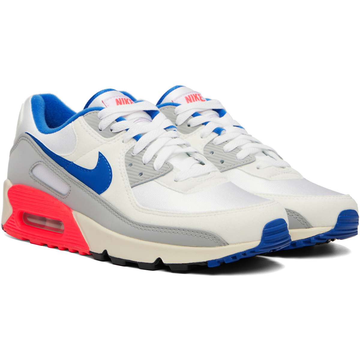 Nike Navy & Beige Air Max 90 Sneakers