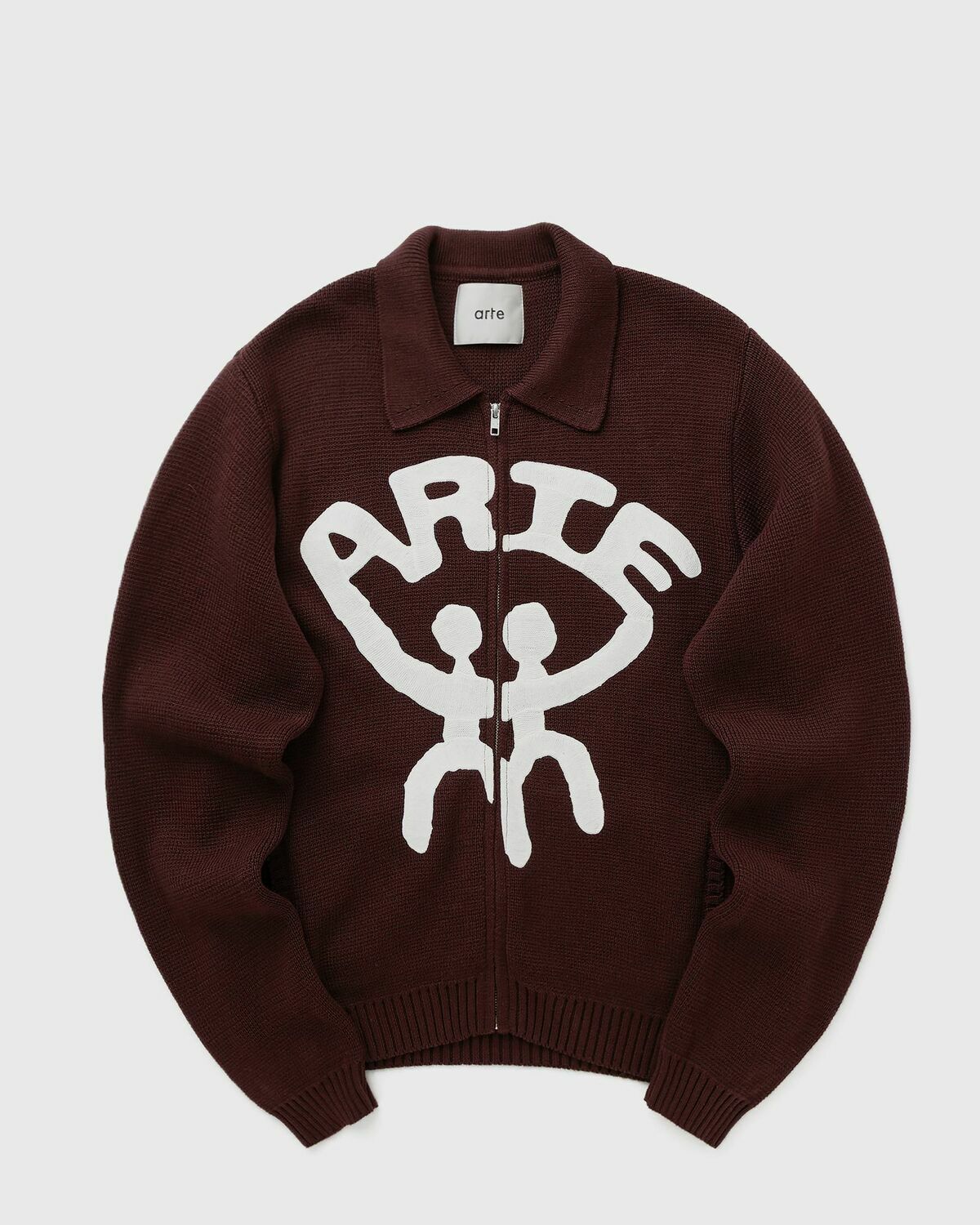 Arte Antwerp All Together Cardigan Red Mens Pullover