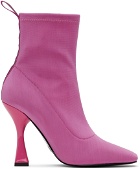 Versace Jeans Couture Pink Logo Lottie Boots
