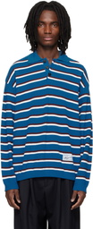 WOOYOUNGMI Blue Striped Polo