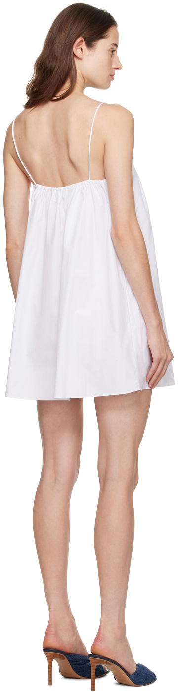 Matteau White Square Neck Minidress