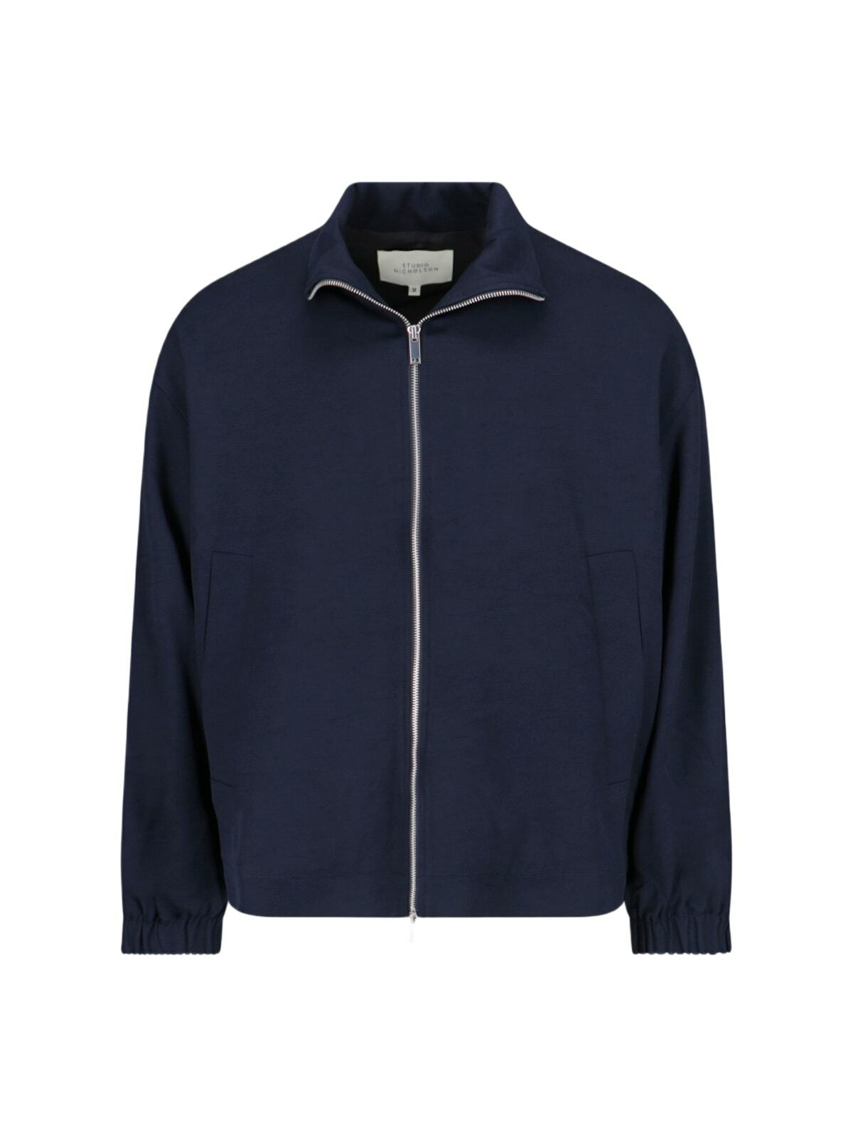 ジャケット・アウター STUDIO NICHOLSON TECHNICAL CAR COAT Studio Nicholson Men's Drive Technical Car Coat in Dark Navy
