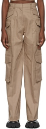 Rokh Brown Cotton Trousers