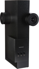 Transparent Black Brutalist Speaker