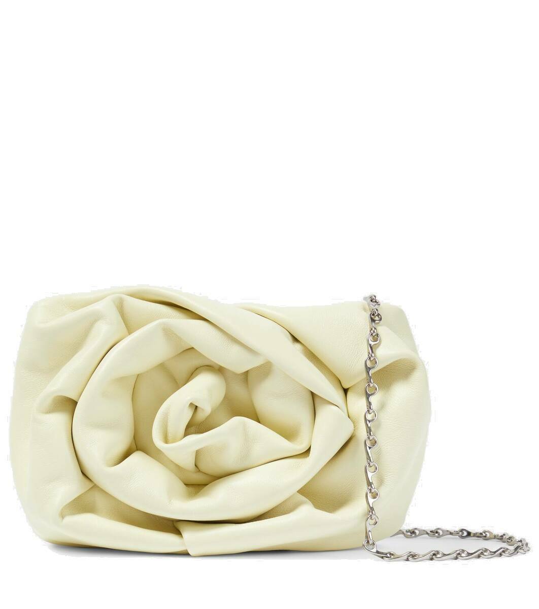 Burberry Rose gathered leather clutch Burberry