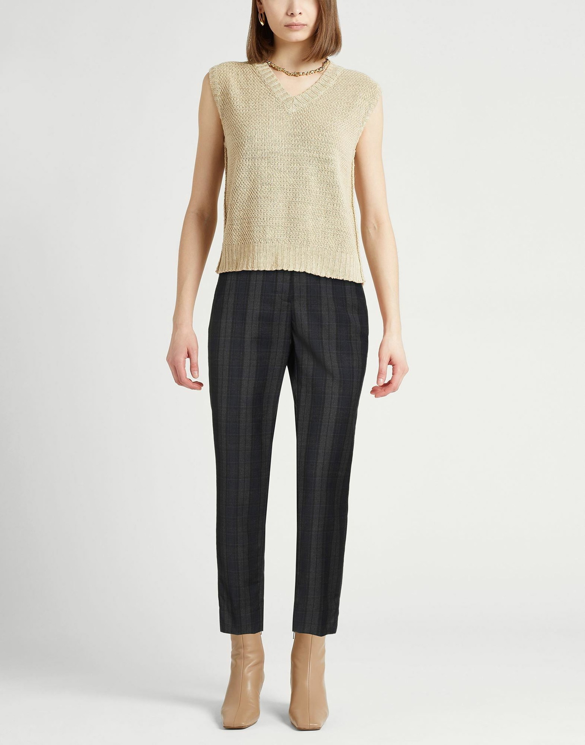 Peserico Womens Pants in Midnight blue