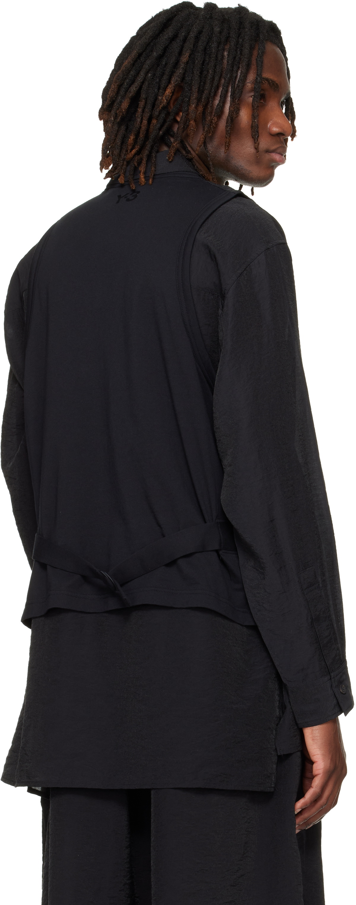 Y-3 Black Tailored Vest