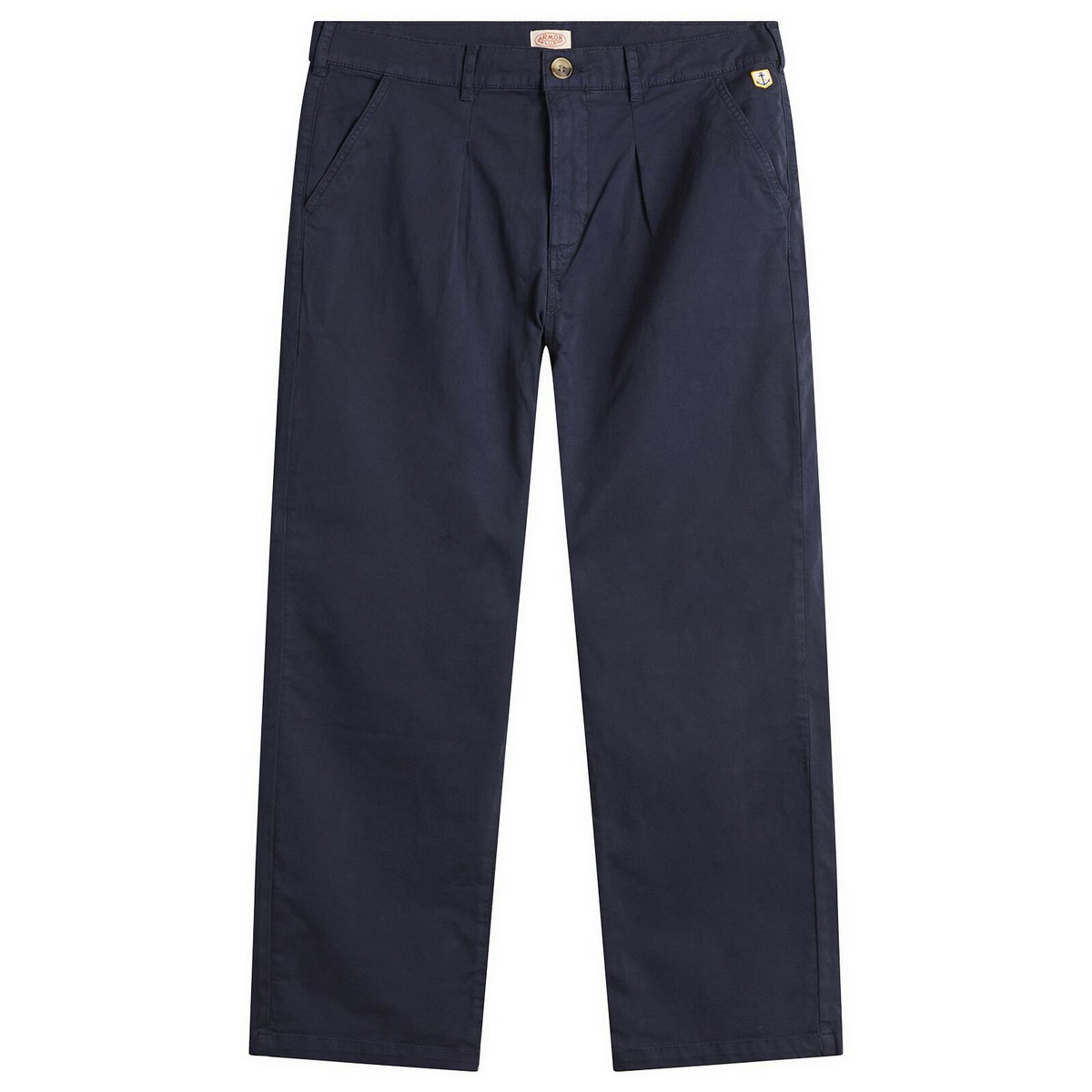 Armor-Lux Men's Pleated Trouser in Marine Deep