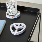 Space Available Men's Peace On Earth Coaster - Set Of 2 in White Multi