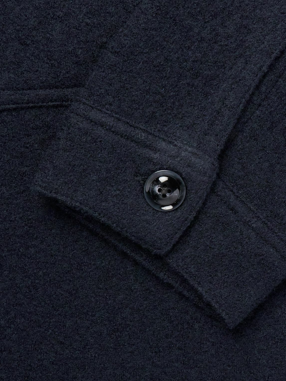 NN07 - Isak Boiled Merino Wool Jacket - Blue NN07