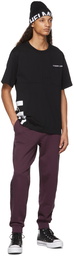 Helmut Lang Purple Distort Lounge Pants