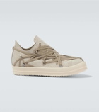 Rick Owens Megalace suede sneakers