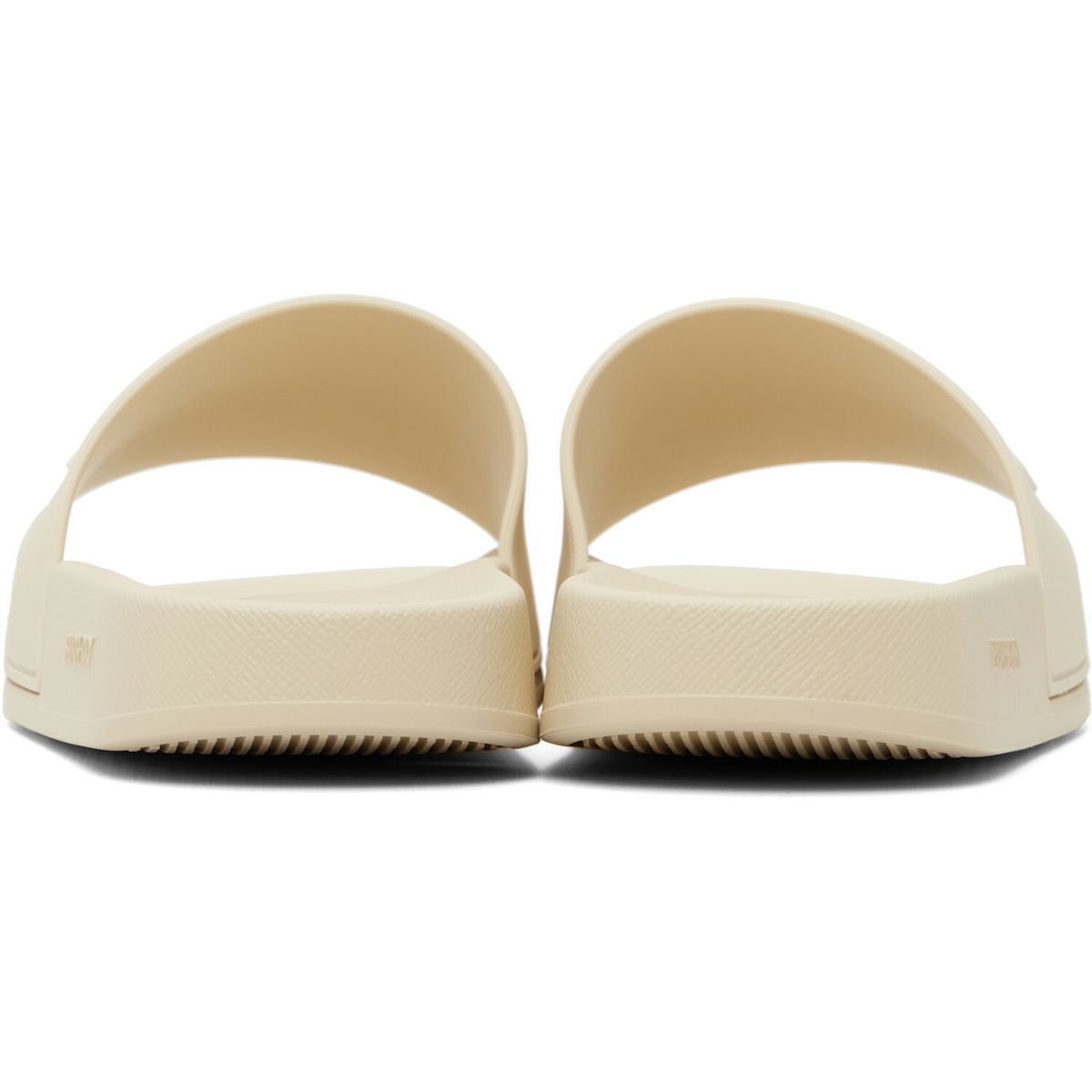 Burberry Off-White Logo Slides