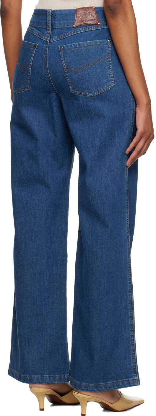 Subtle Le Nguyen Blue On-Ward Jeans