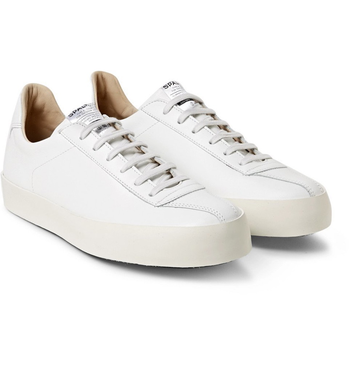 Photo: Spalwart - Court Leather Sneakers - Men - White
