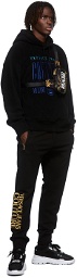Versace Jeans Couture Black Logo Sweatpants