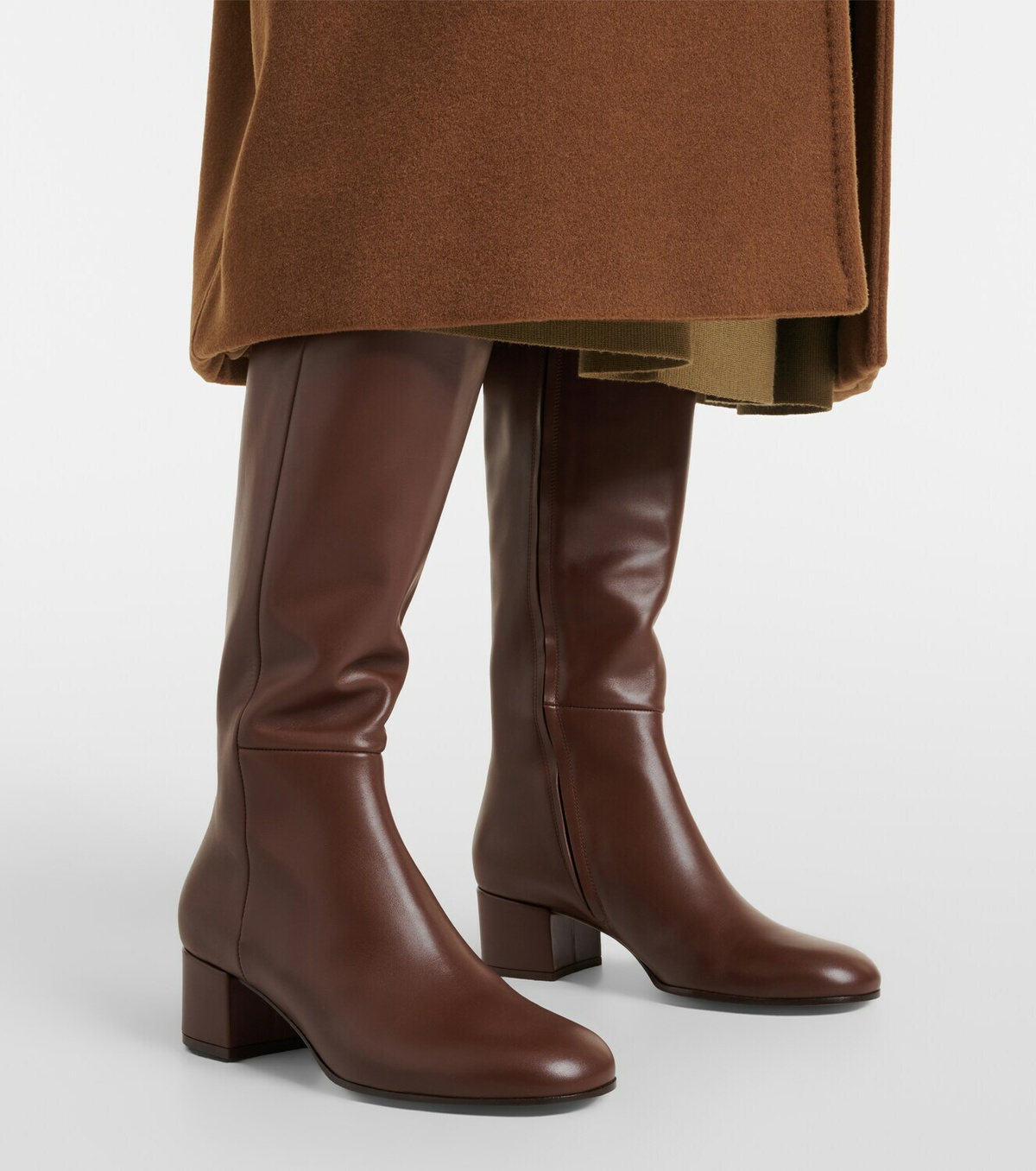 Gianvito Rossi Joelle leather knee-high boots